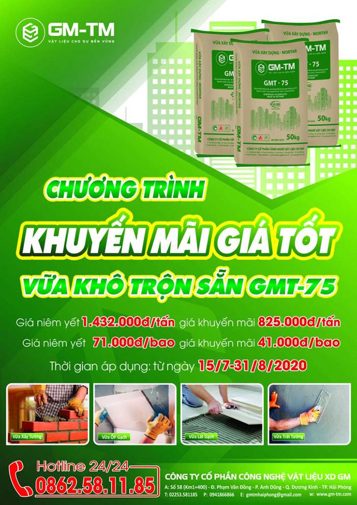 chương trình khuyến mãi gmt